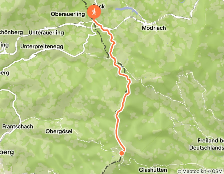 Karte der Tour