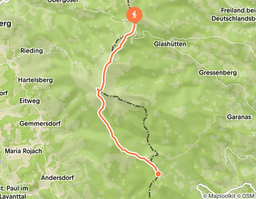 Karte der Tour