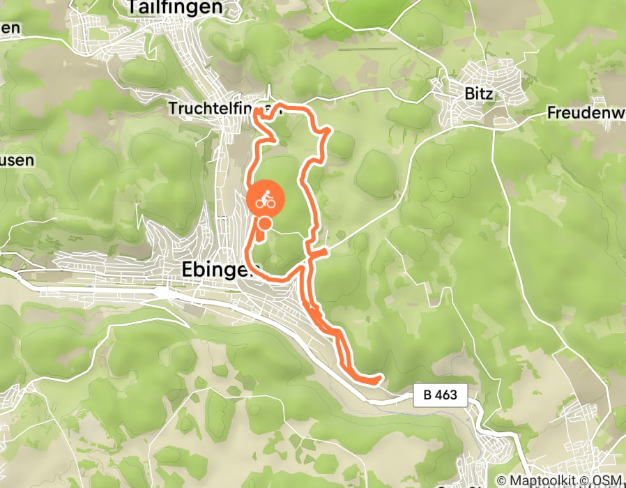 Karte der Tour