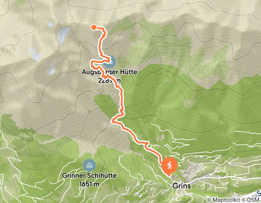 Karte der Tour