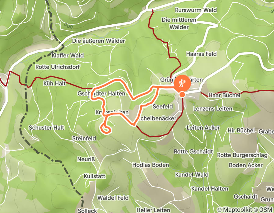 Karte der Tour