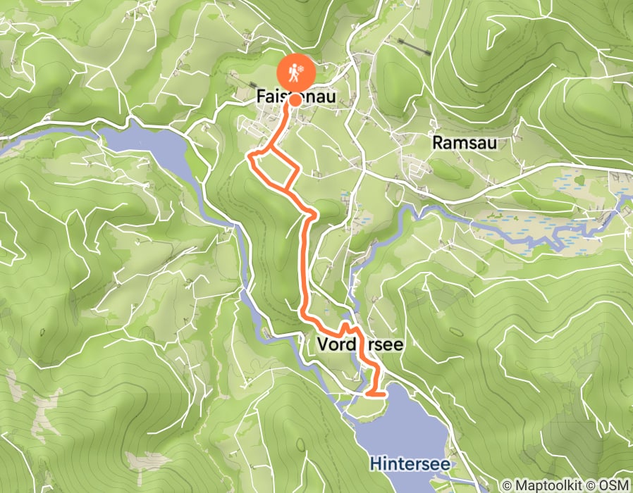 Karte der Tour