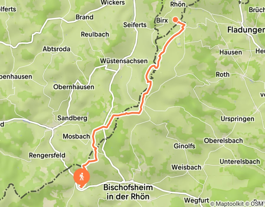 Karte der Tour
