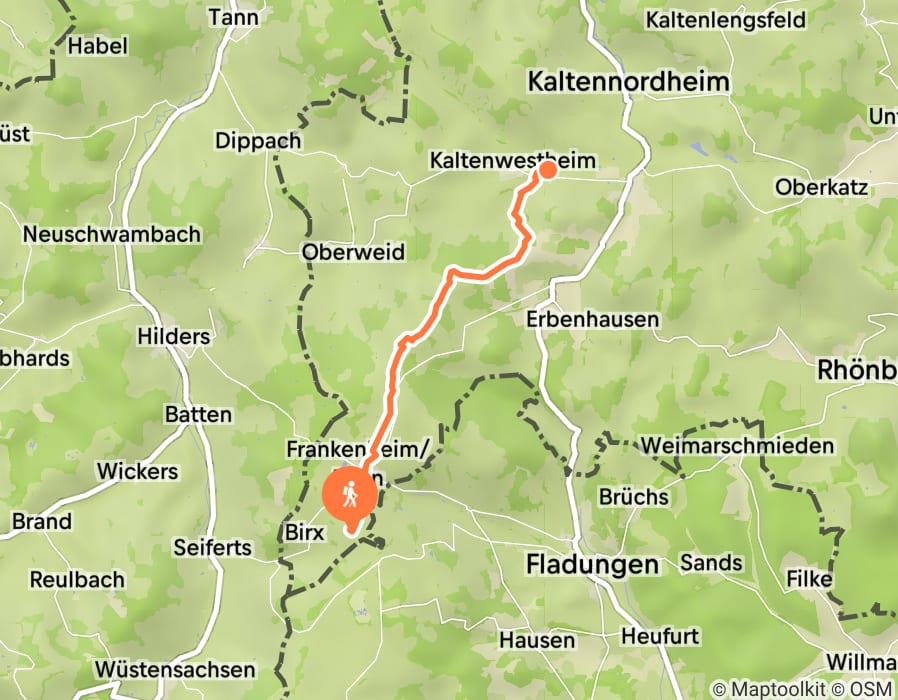 Karte der Tour