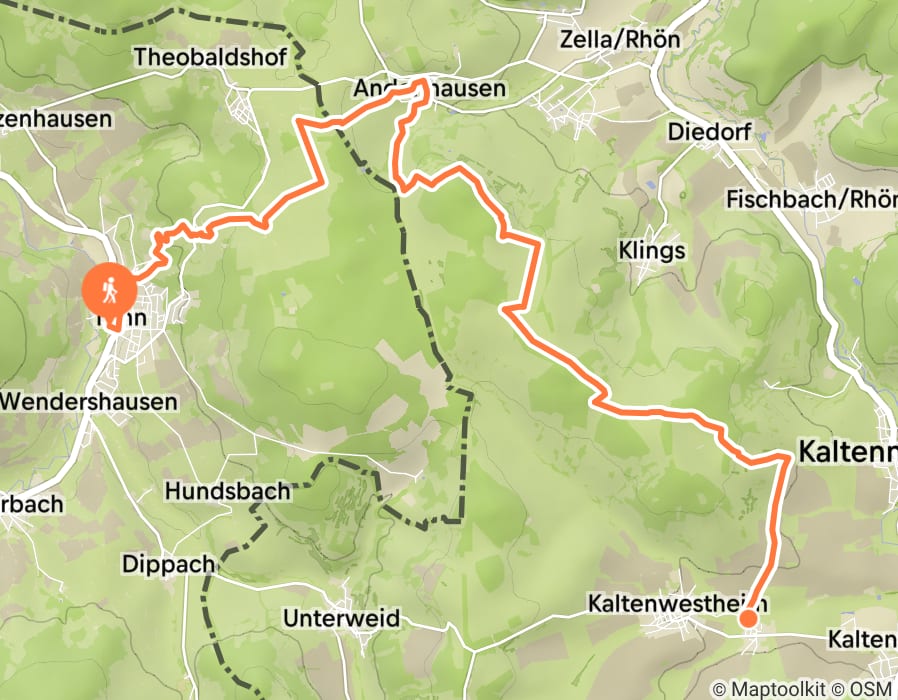 Karte der Tour