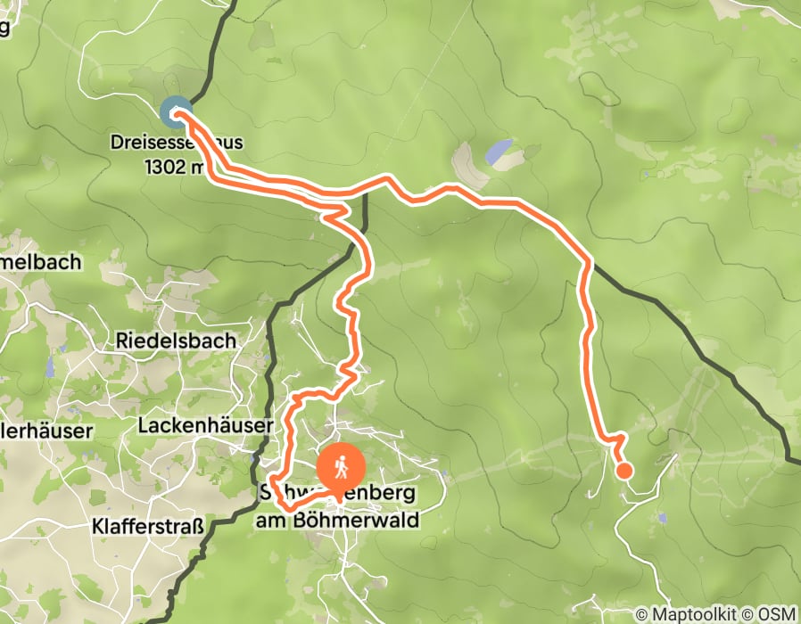 Karte der Tour
