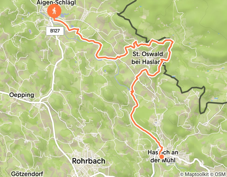 Karte der Tour