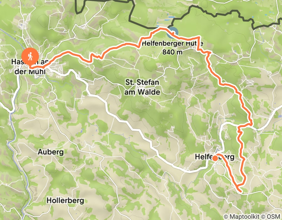 Karte der Tour