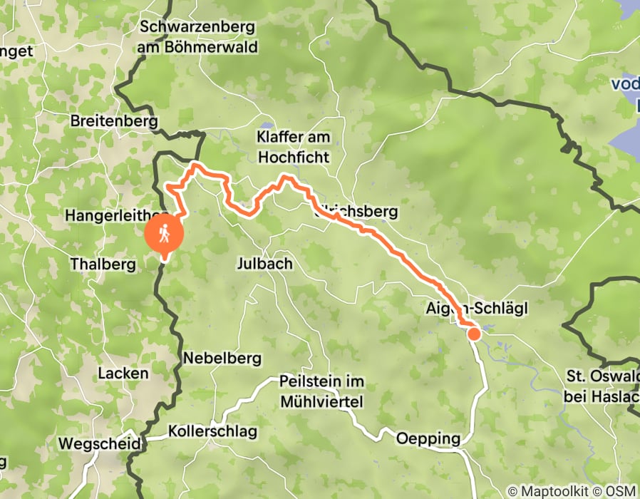 Karte der Tour