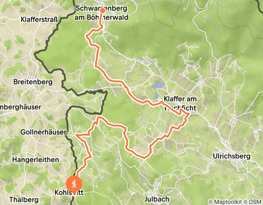 Karte der Tour