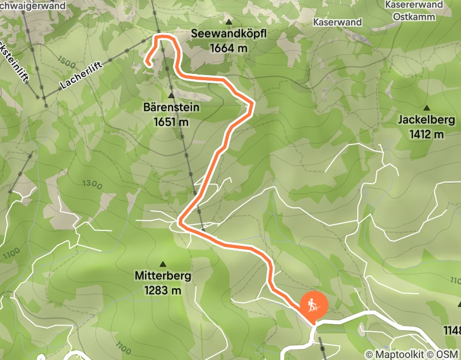 Karte der Tour