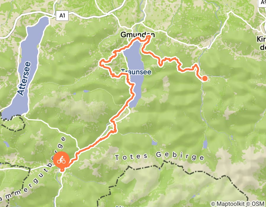 Karte der Tour