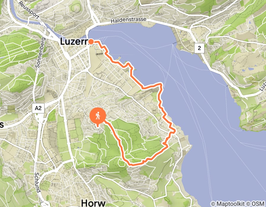 Karte der Tour