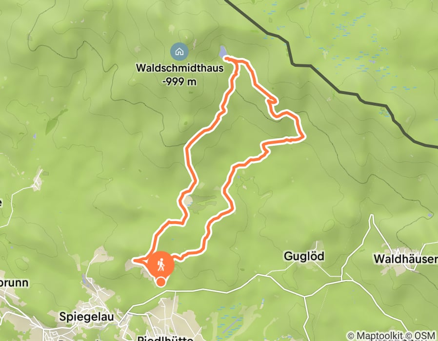 Karte der Tour