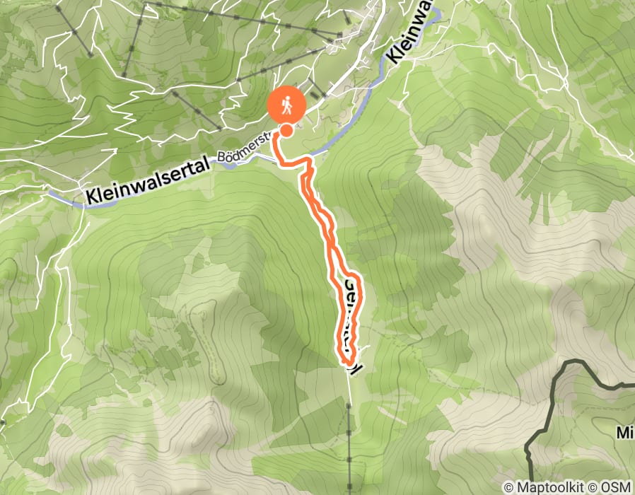 Karte der Tour