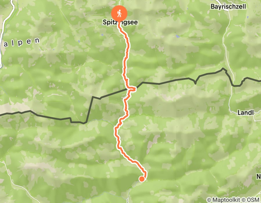 Karte der Tour