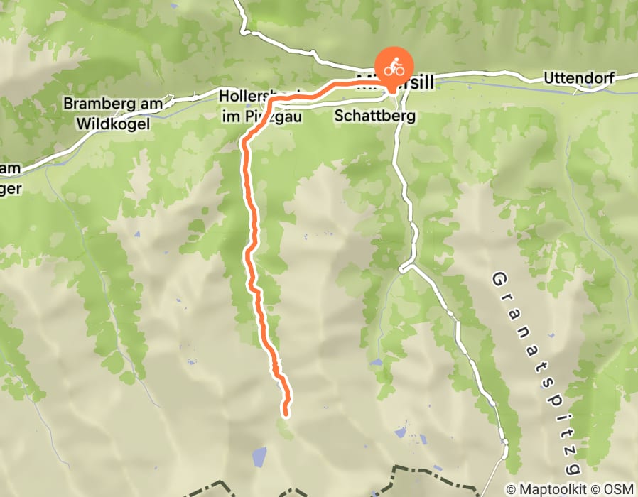 Karte der Tour