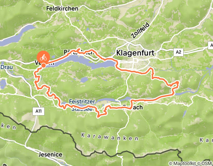 Karte der Tour