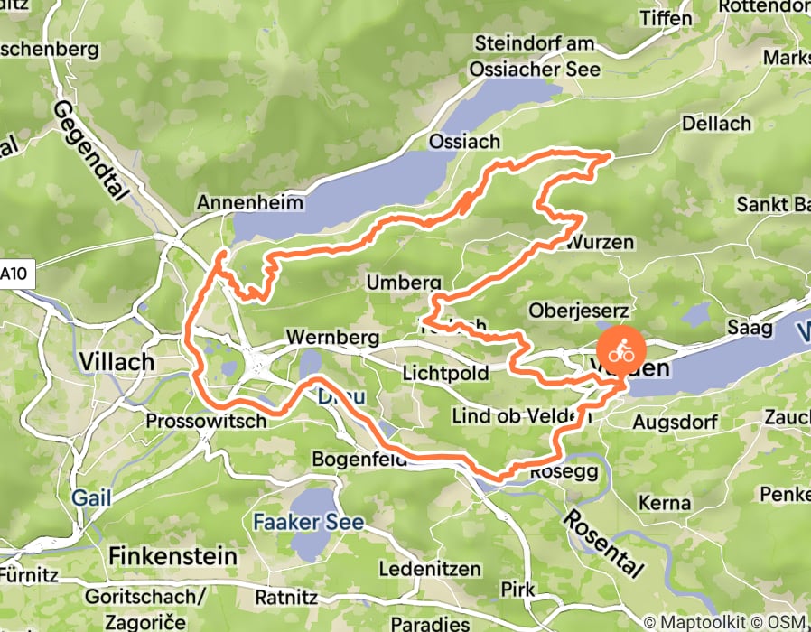 Karte der Tour