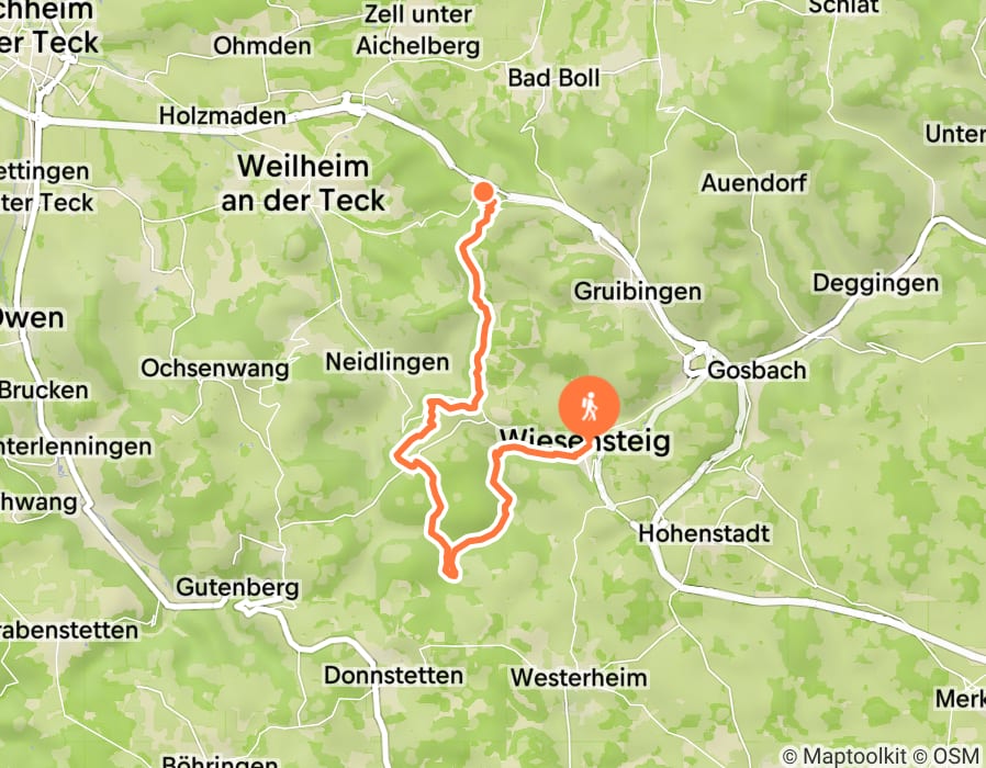 Karte der Tour