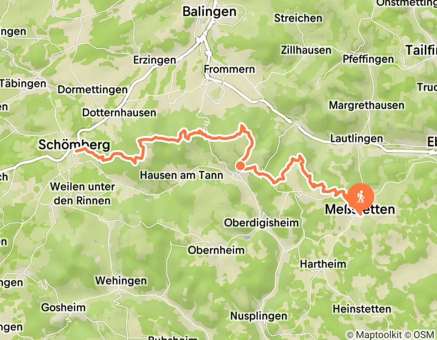Karte der Tour