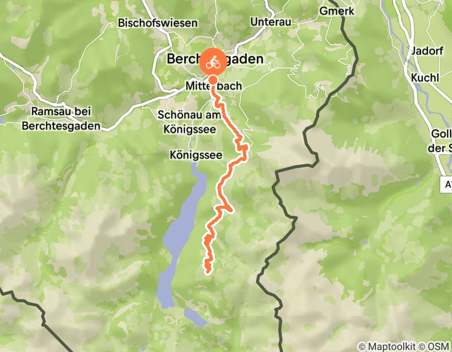 Karte der Tour