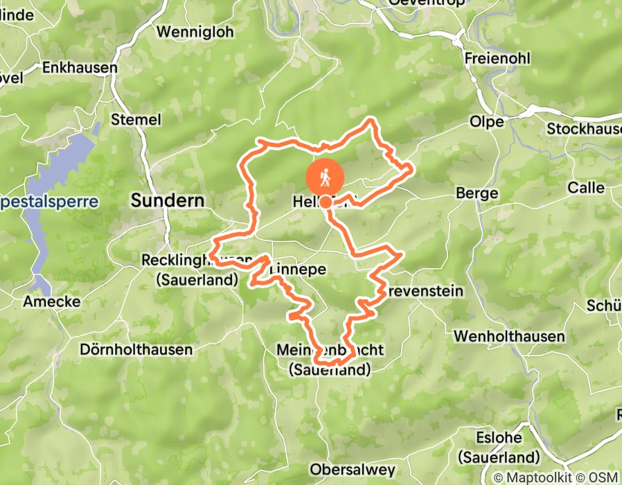Karte der Tour
