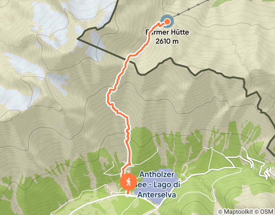 Karte der Tour