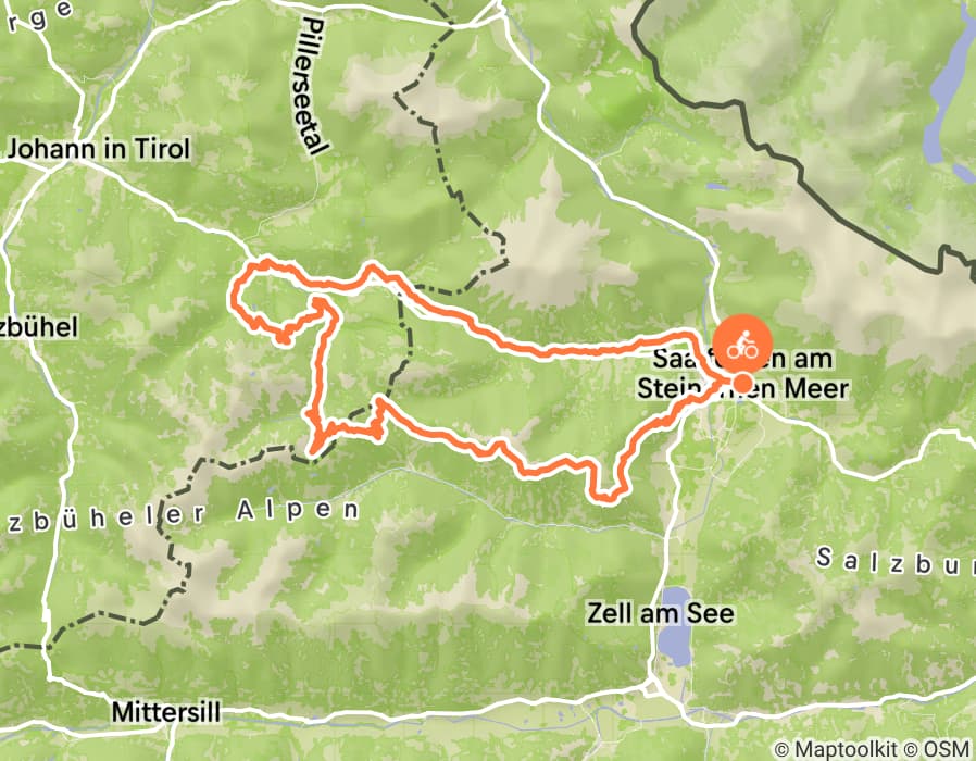 Karte der Tour