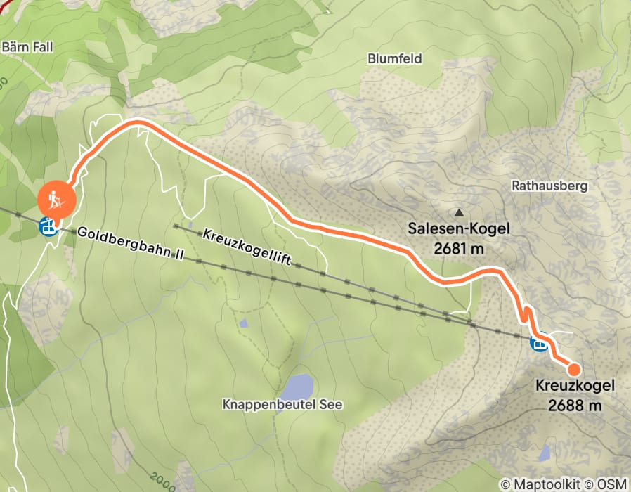 Karte der Tour