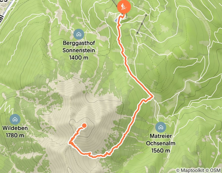 Karte der Tour