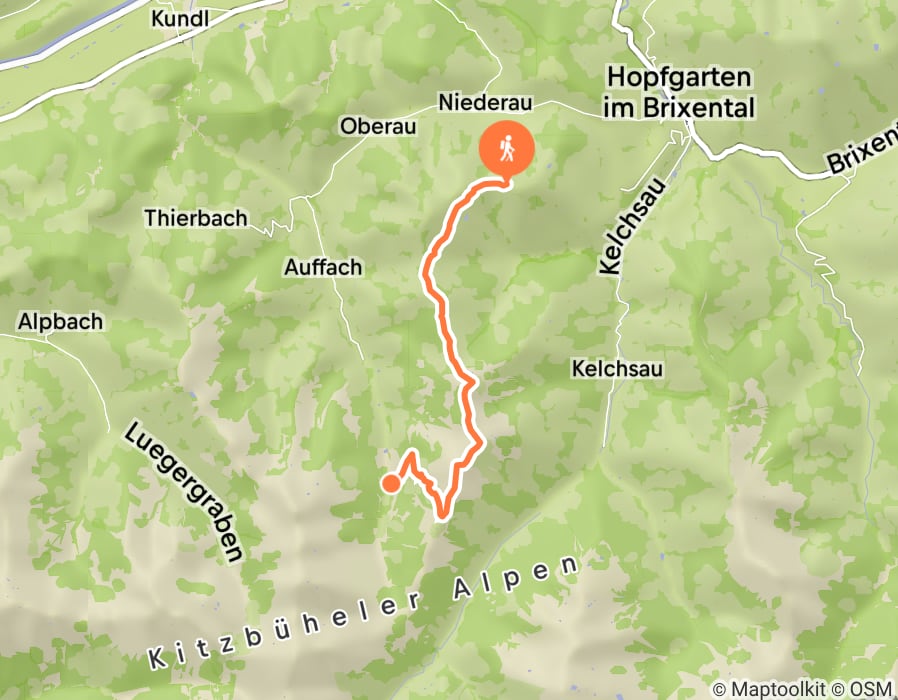 Karte der Tour