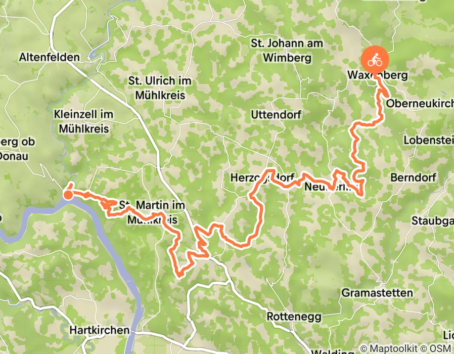 Karte der Tour