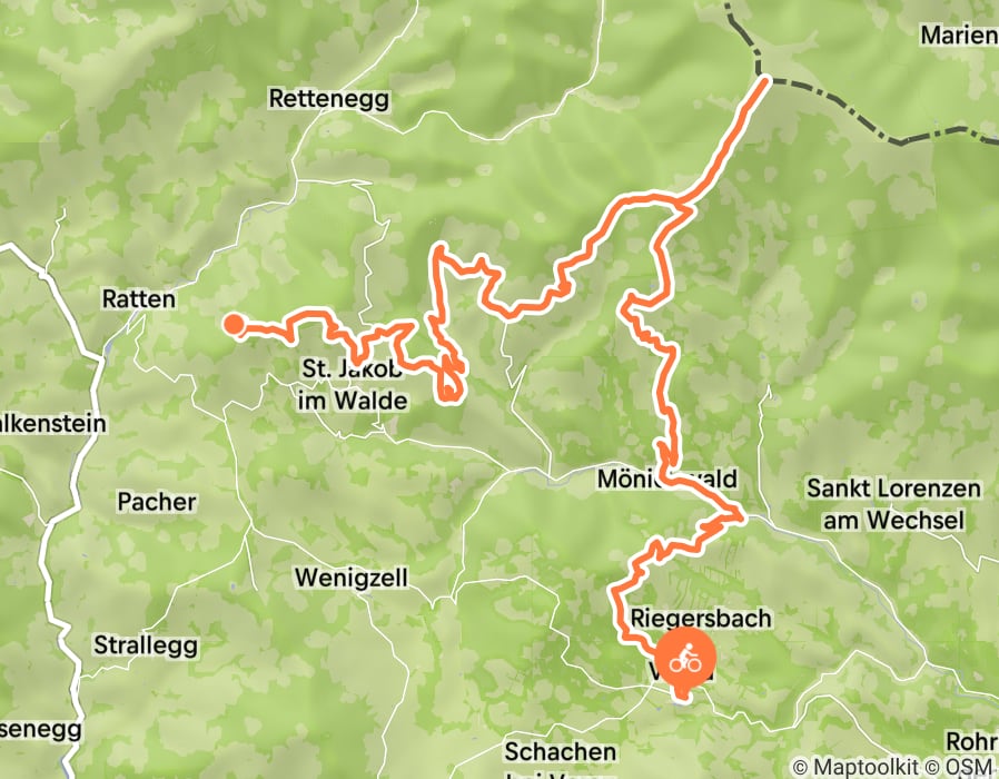 Karte der Tour
