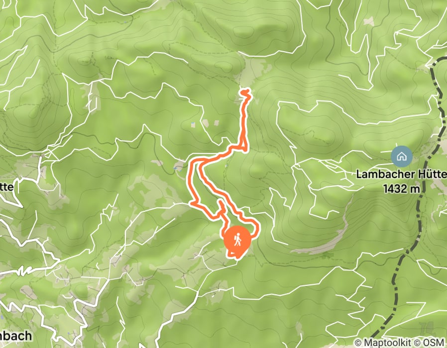 Karte der Tour