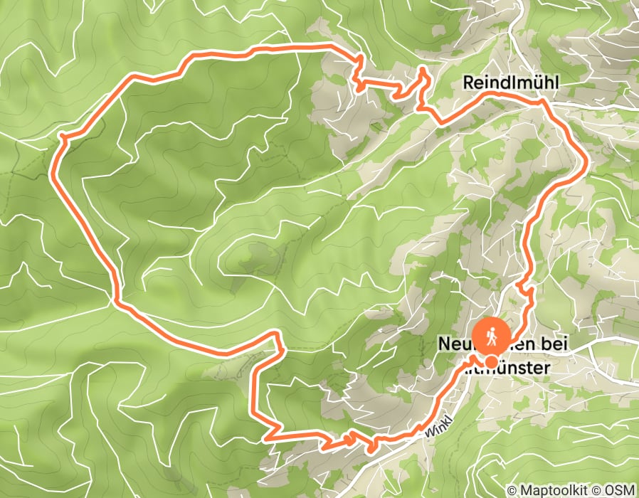 Karte der Tour