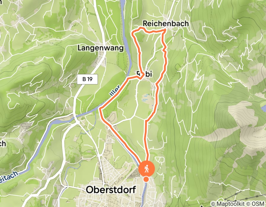 Karte der Tour