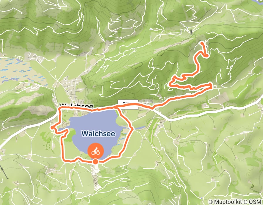 Karte der Tour