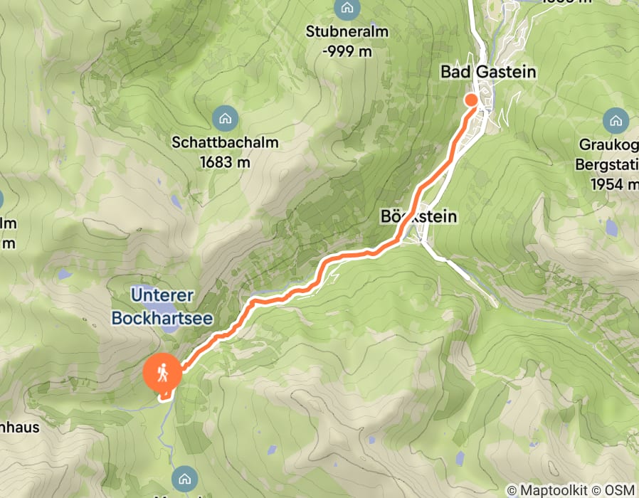 Karte der Tour