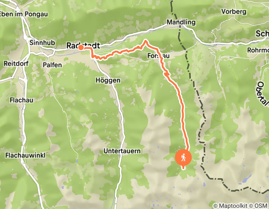 Karte der Tour