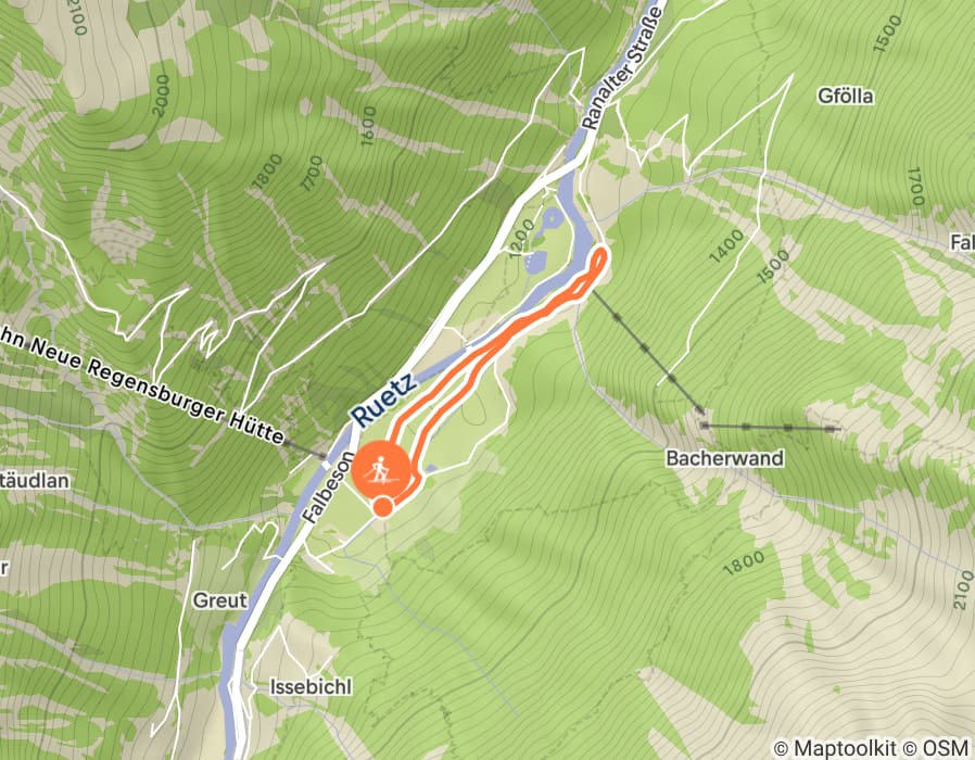 Karte der Tour