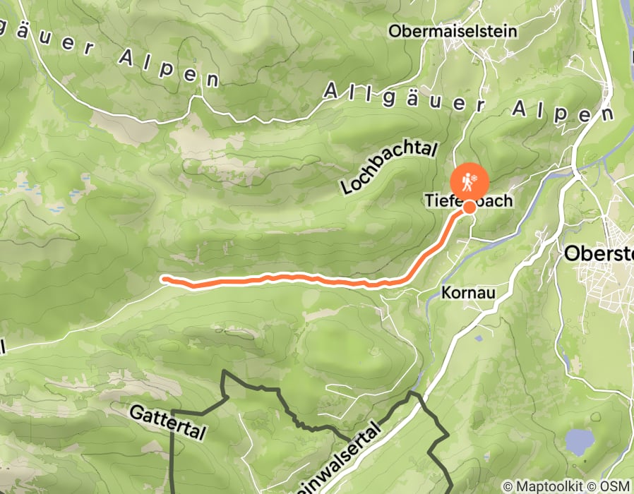 Karte der Tour