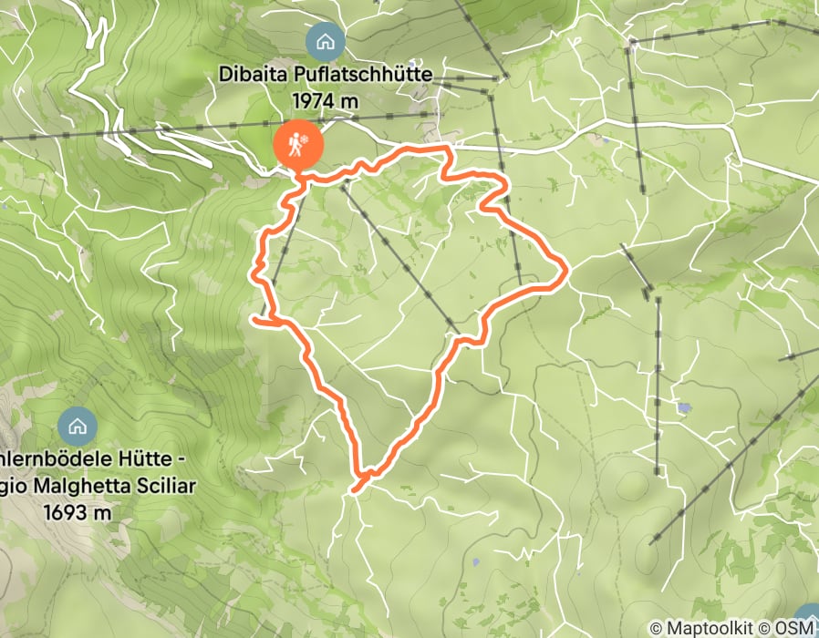Karte der Tour