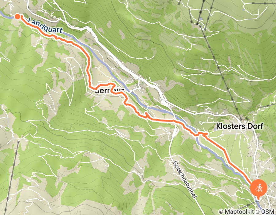 Karte der Tour