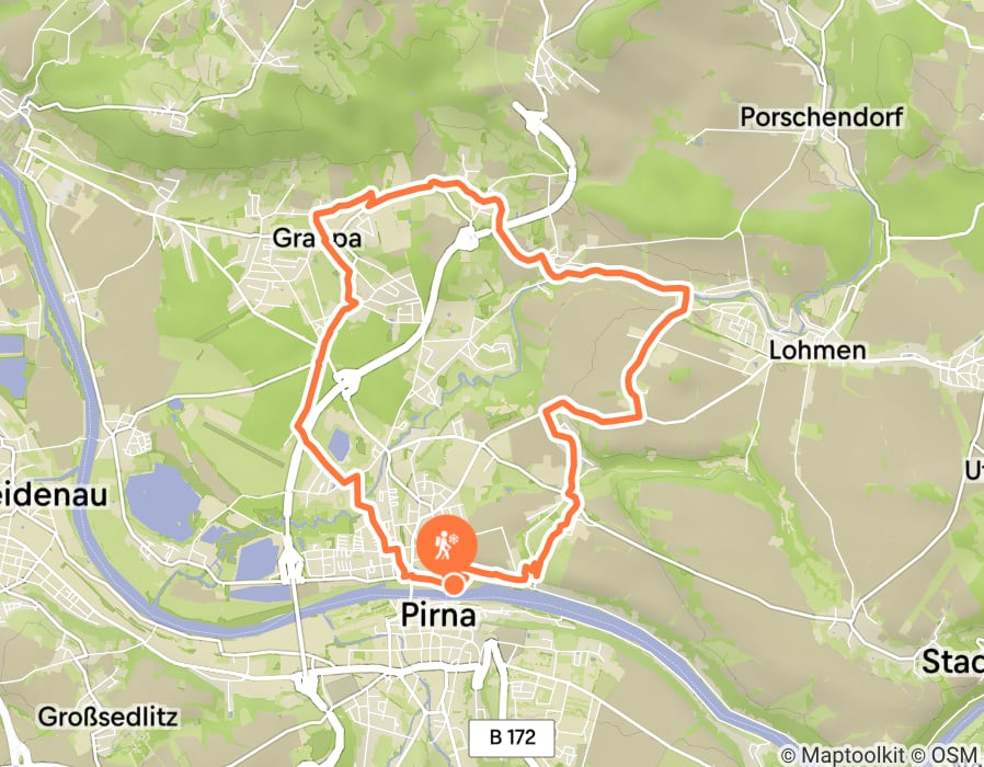 Karte der Tour