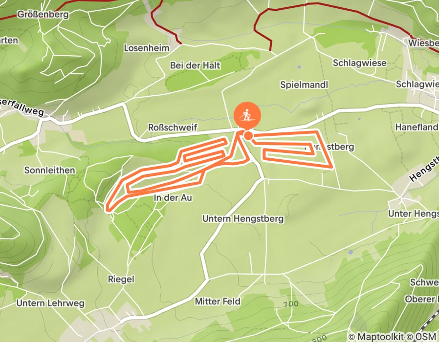 Karte der Tour