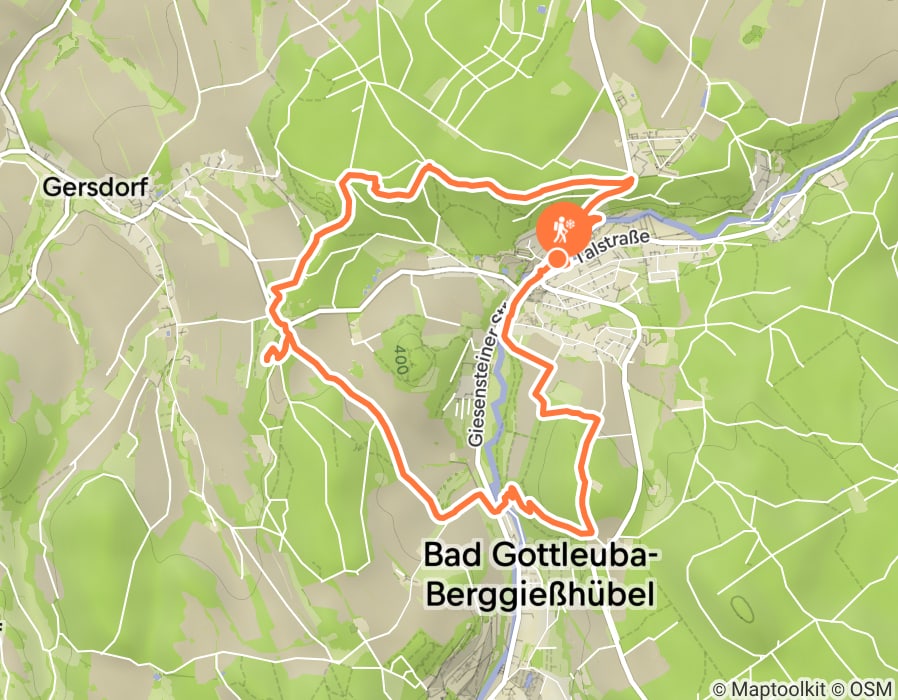 Karte der Tour