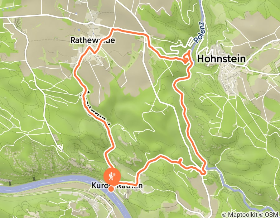 Karte der Tour