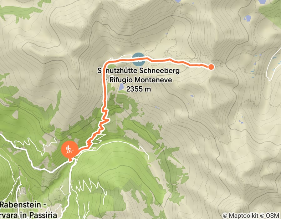 Karte der Tour