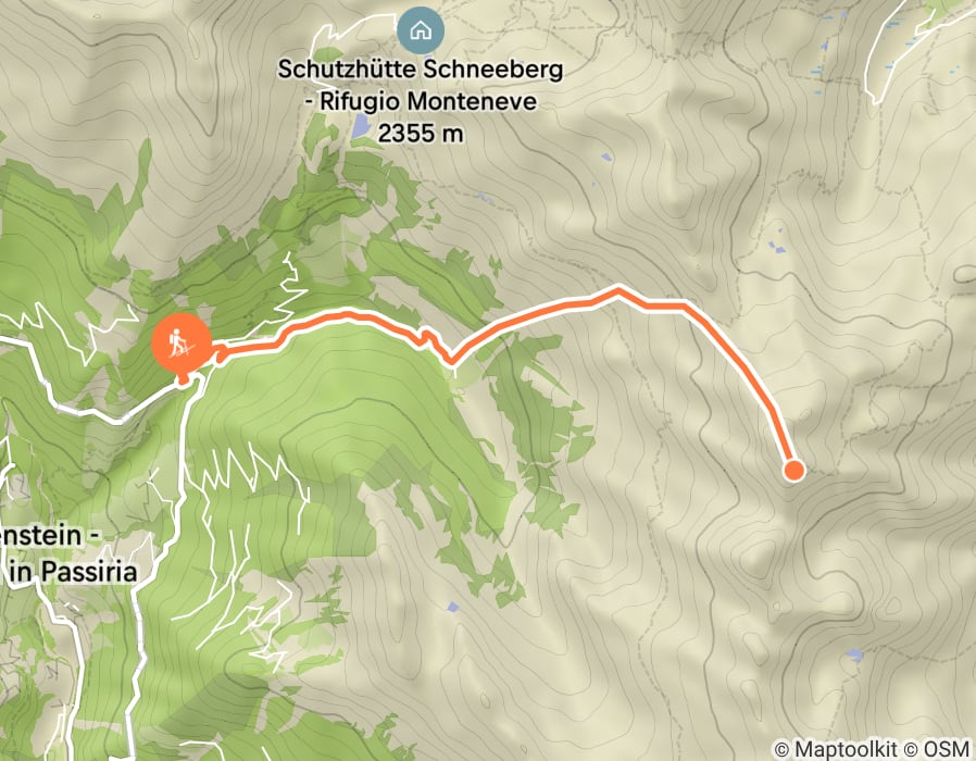 Karte der Tour